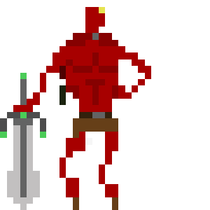 pixel art character Red