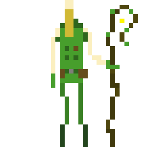 pixel character zandalf